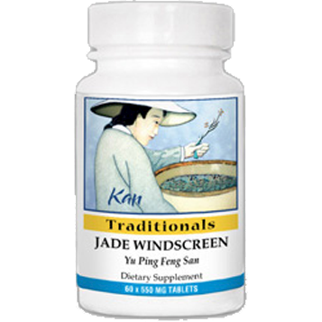 Kan Herbs Jade Windscreen, 60 tablets, front of bottle