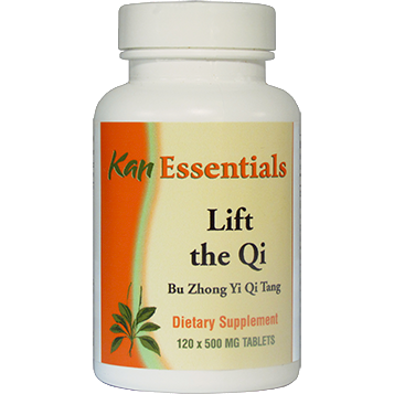 Kan Herbs Lift the Qi, 120 tablets, front of bottle