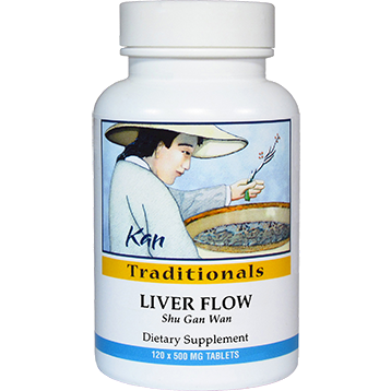 Kan Herbs Liver Flow, 120 tablets, front of bottle