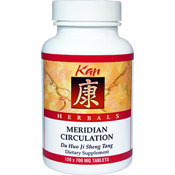 Kan Herbs Meridian Circulation, 120 tablets, front of bottle