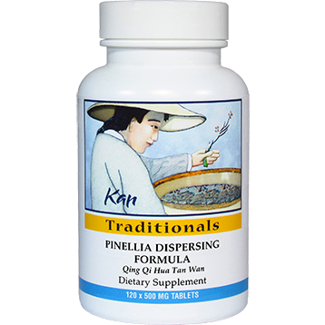 Kan Herbs Pinellia Dispersing Formula, 120 tablets, front of bottle