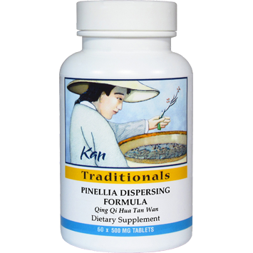 Kan Herbs Pinellia Dispersing Formula, 60 tablets, front of bottle