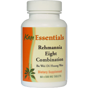 Kan Herbs Rehmannia Eight Combination, 60 tablets, front of bottle