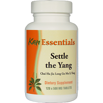 Kan Herbs Settle the Yang, 120 tablets, front of bottle