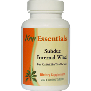 Kan Herbs Subdue Internal Wind, 300 tablets, front of bottle