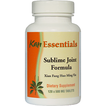 Kan Herbs Sublime Joint Formula, 120 tablets, front of bottle