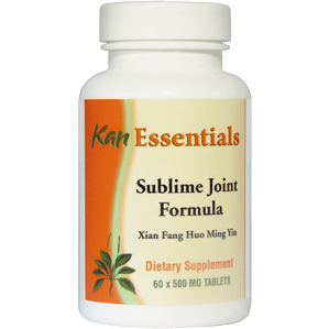 Kan Herbs Sublime Joint Formula, 60 tablets, front of bottle