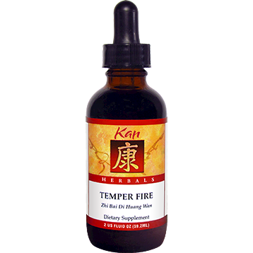 Kan Herbs Temper Fire, 2 fl oz, front of bottle