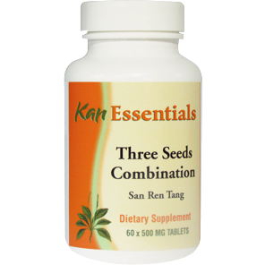 Kan Herbs Three Seeds Combination, 60 tablets, front of bottle