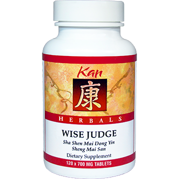 Kan Herbs Wise Judge, 120 tablets, front of bottle