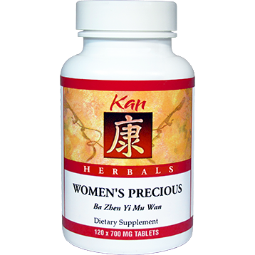 Kan Herbs Women's Precious, 120 tablets, front of bottle