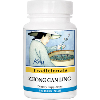 Kan Herbs Zhong Gan Ling, 60 tablets, front of bottle