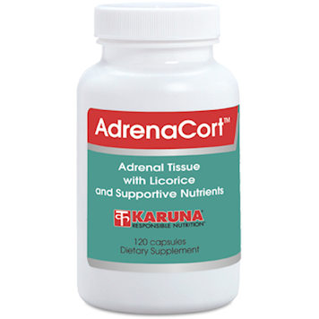 Karuna AdrenaCort, 120 capsules, front of bottle
