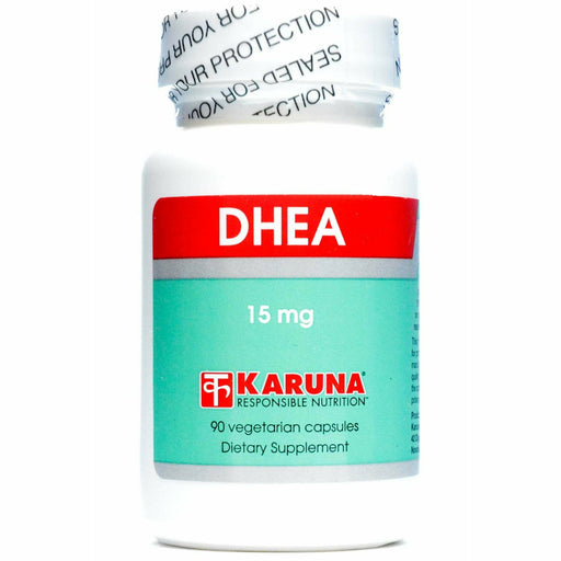 Karuna DHEA 15 mg, 90 vegetarian capsules, front of bottle