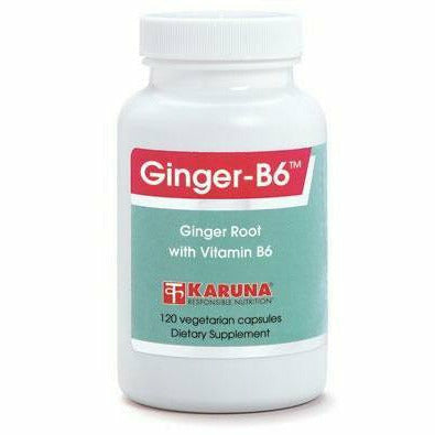 Karuna Ginger-B6, 120 capsules, front of bottle