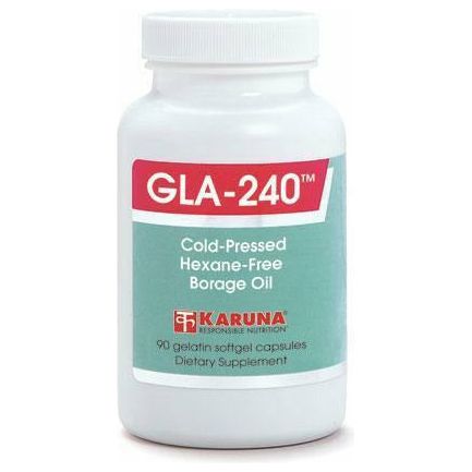 Karuna GLA-240, 90 softgels, front of bottle