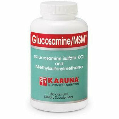 Karuna Glucosamine/MSM, 180 capsules, front of bottle