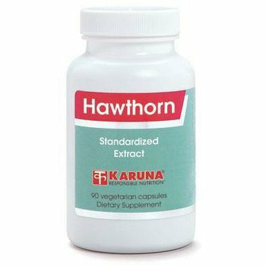 Karuna Hawthorn 300 mg, 90 capsules, front of bottle