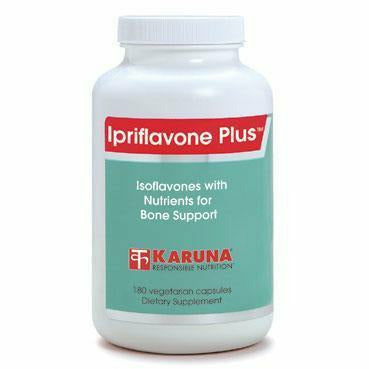Karuna Ipriflavone Plus, 180 vegetarian capsules, front of bottle