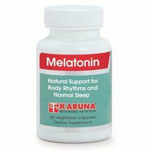 Karuna Melatonin 3 mg, 60 capsules, front of bottle