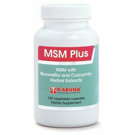 Karuna MSM Plus, 120 capsules, front of bottle