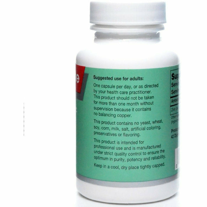 Karuna Zinc Picolinate 25 mg 60 capsules suggested use label