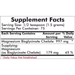 Kirkman Labs Buffered Magnesium Bisglycinate Powder 113 g supplement facts label
