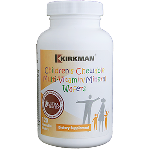 Kirkman Labs Children's Chewable Multi-Vitamin/Mineral Wafers, 120 wafers, front of bottle