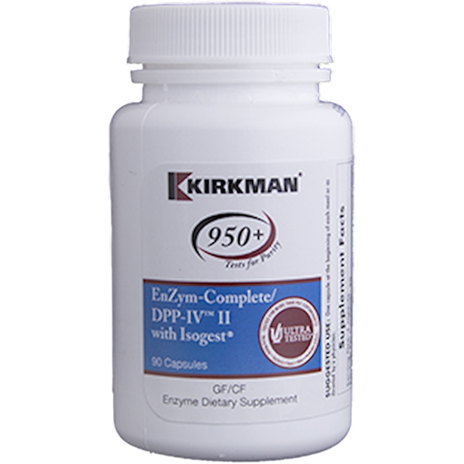 Kirkman Labs EnZym-Complete/DPP-IV II, 90 capsules, front of bottle