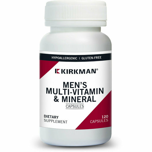 Kirkman Labs Men's Multi-Vitamin & Mineral, 120 capsules, front of bottle