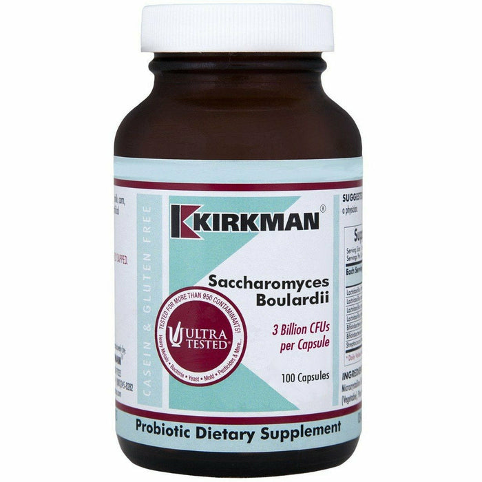 Kirkman Labs Saccharomyces Boulardii, 100 capsules, front of bottle