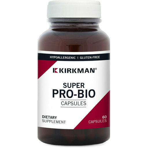 Kirkman Labs Super Pro-Bio 75 Billion, 60 capsules, front of bottle