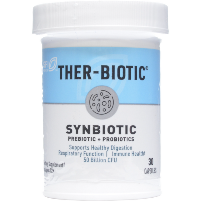 Klaire Labs/SFI Health Ther-Biotic Synbiotic, 30 capsules, front of bottle