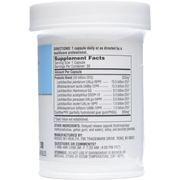 Klaire Labs/SFI Health, Ther-Biotic Synbiotic label