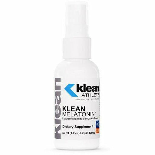 Klean Athlete Klean Melatonin, Raspberry Lemon, 1.7 fl oz, front of spray bottle