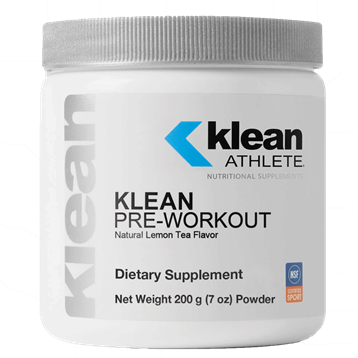 Klean Athlete Klean Pre-Workout, 7 oz, front of tub