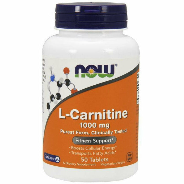 NOW, L-Carnitine 1000 mg 100 tabs
