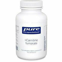 L-Carnitine Fumarate 340 mg | 120 vcaps | Pure Encapsulations  Blue Sky  Vitamin