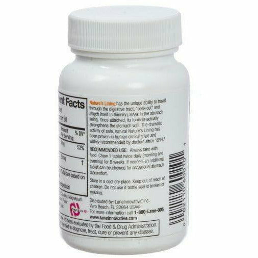 LaneInnovative Nature's Lining 60 tablets suggested use label