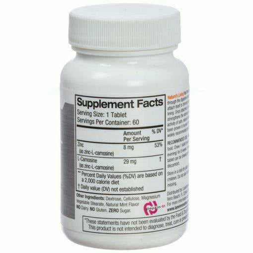 LaneInnovative Nature's Lining 60 tablets supplement facts label