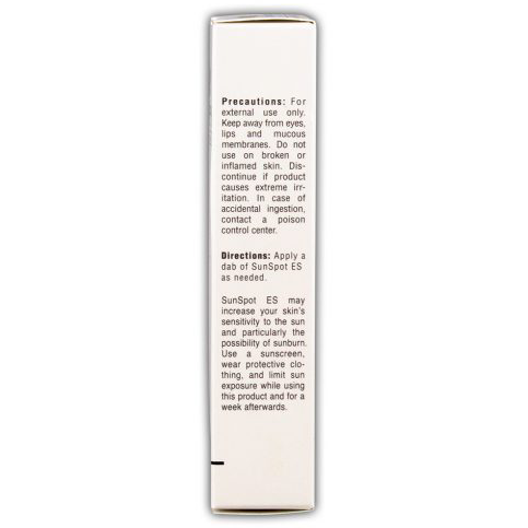 LaneInnovative SunSpot ES 0.5 oz side label