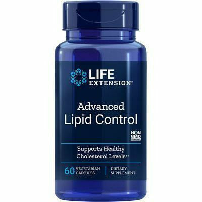 Life Extension Advanced Lipid Control, 60 vegetarian capsules, front of bottle