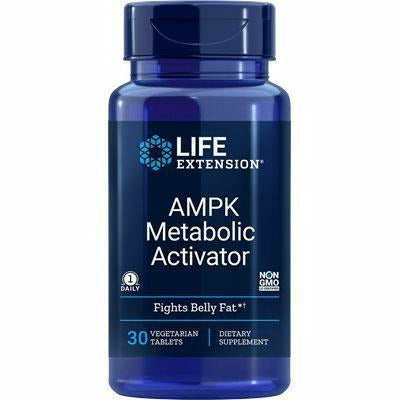 Life Extension AMPK Metabolic Activator, 30 vegetarian capsules, front of bottle