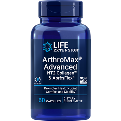 Life Extension ArthroMax Advanced, 60 vegetarian capsules, front of bottle