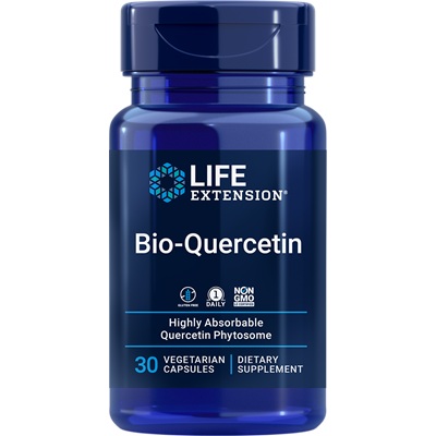 Life Extension Bio-Quercetin, 30 vegetarian capsules, front of bottle