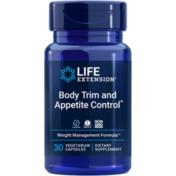 Life Extension Body Trim and Appetite Control, 30 vegetarian capsules, front of bottle