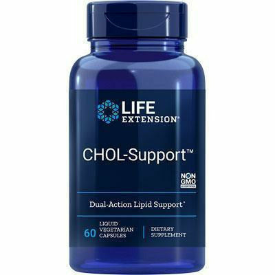 Life Extension CHOL-Support, 60 liquid vegetarian capsules, front of bottle