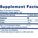Life Extension Collagen Peptides for Skin and Joints 343 g supplement facts label