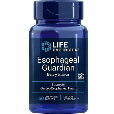 Life Extension Esophageal Guardian, 60 chewables, front of bottle