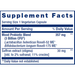 Life Extension Florassist Mood Improve 30 vegetarian capsules supplement facts label